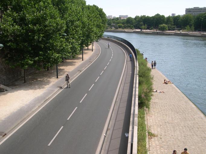  voie sur berges sans voitures 22-juin-2003